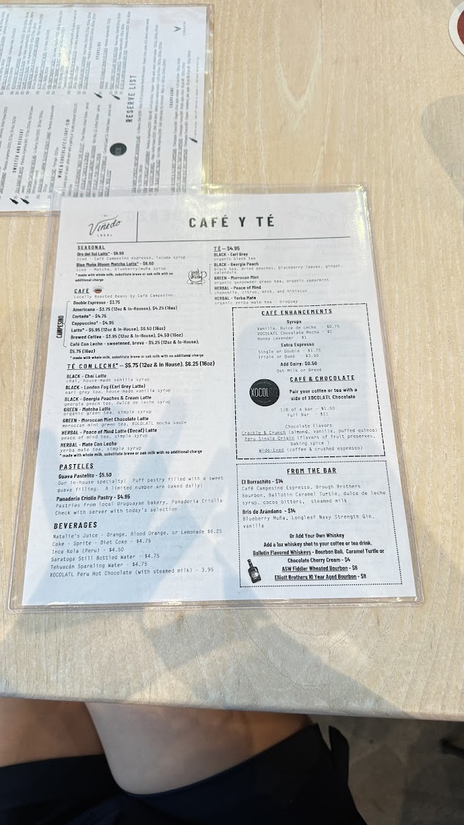 El Viñedo Local Menu - Image 2